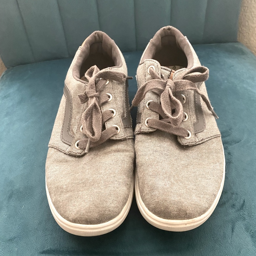 Vans gray canvas